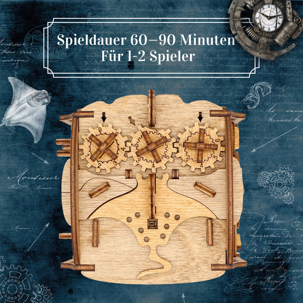 Cluebox | Escape Room in einer Box | Captain Nemo`s Nautilus