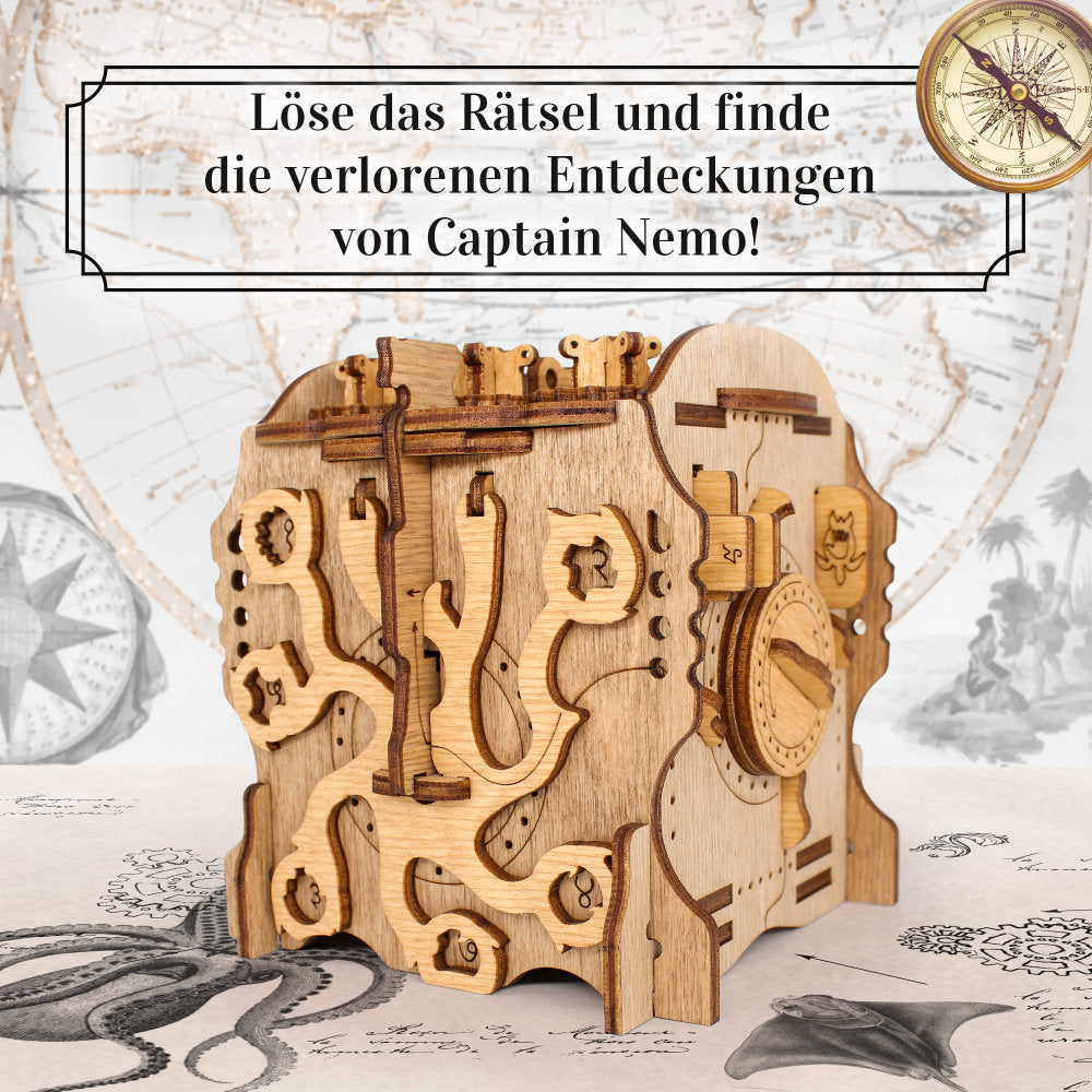 Cluebox | Escape Room in einer Box | Captain Nemo`s Nautilus