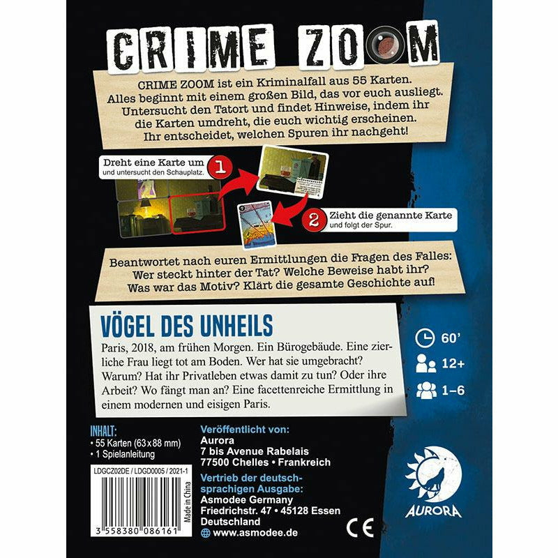 Crime Zoom Fall 2: Vögel des Unheils (Einzelartikel)