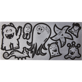 ergobag | Reflexie-Sticker Set  | Silber