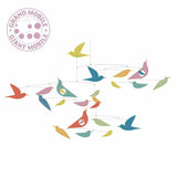 Djeco | FSC Papier Mobile: Bunte Vögel