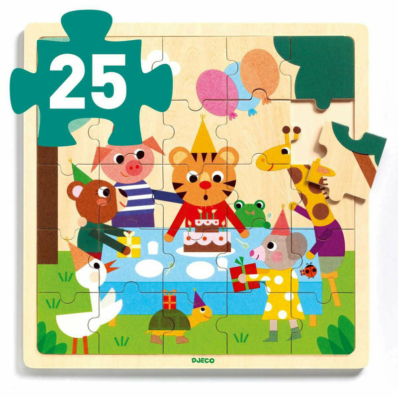 Djeco | Holz Puzzle: Puzzlo Happy