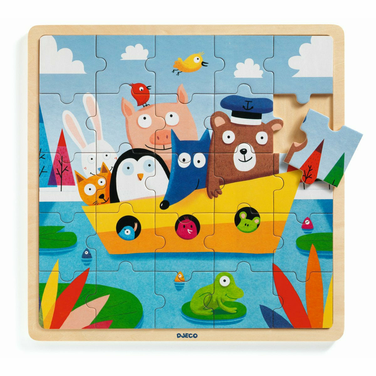 Djeco | Holz Puzzle: Boot