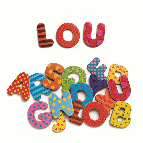 Djeco | Holz Magnete: 38 big letters *