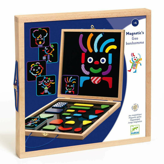Djeco | Holz Magnete: Geobonhomme