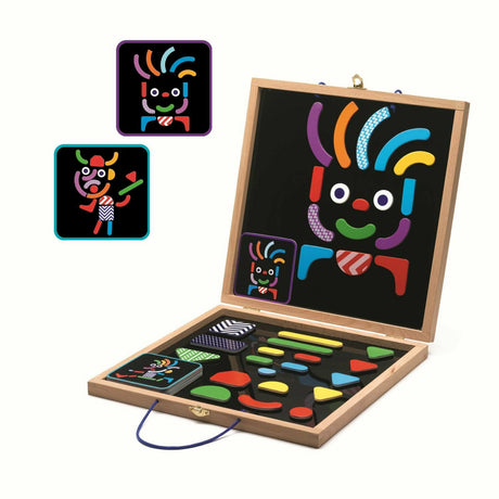 Djeco | Holz Magnete: Geobonhomme