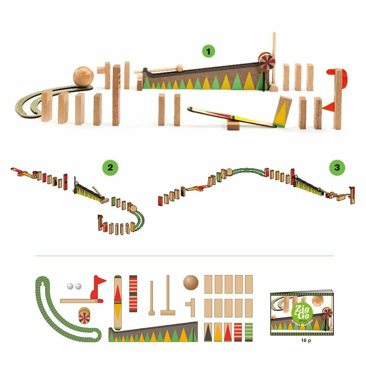 Djeco | Zig & Go 5641: 27 Teile