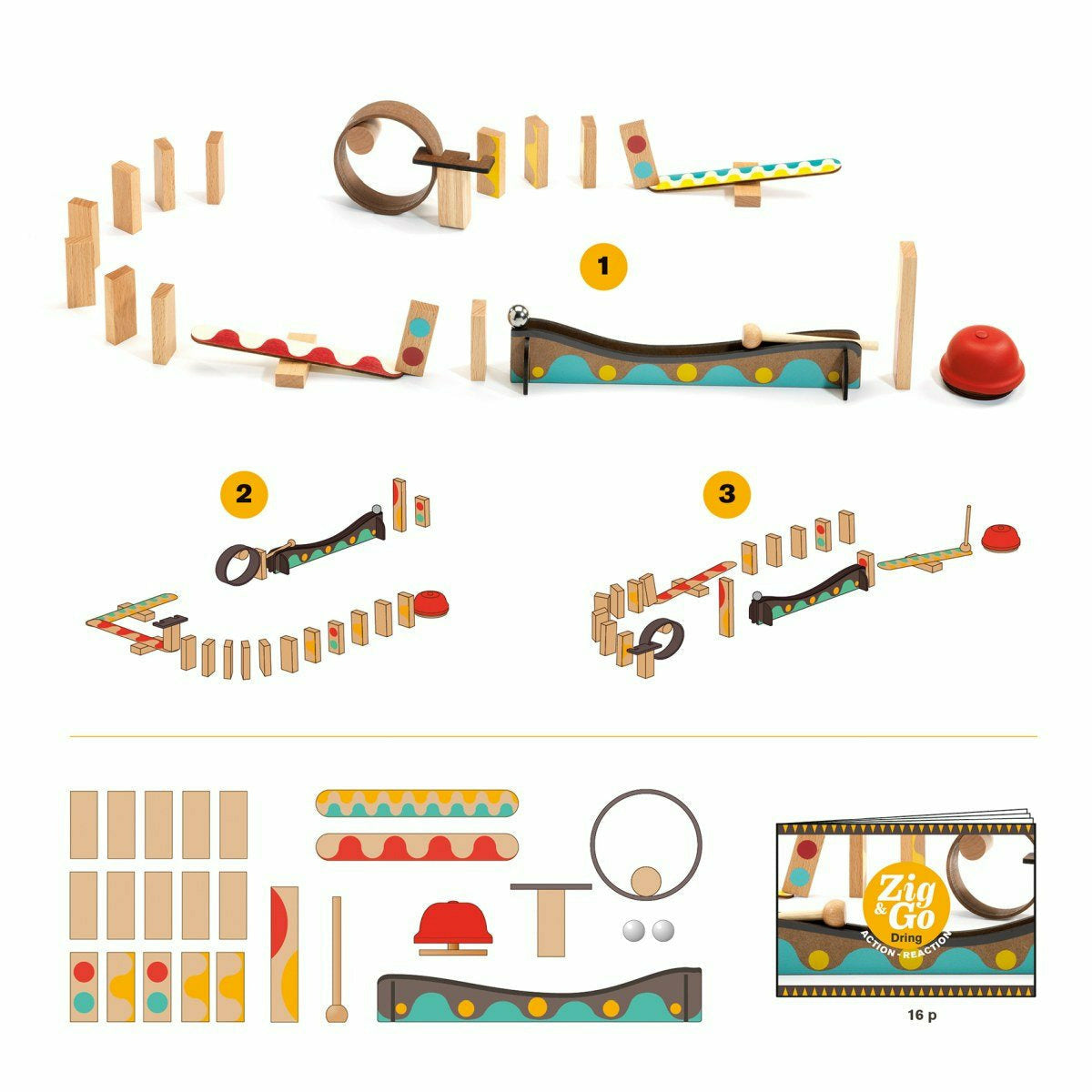 Djeco | Zig & Go 5642: 25 Teile
