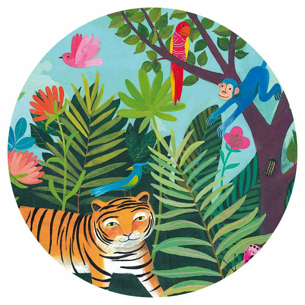 Djeco | Formen Puzzle: The tiger's walk - 24Stk. *