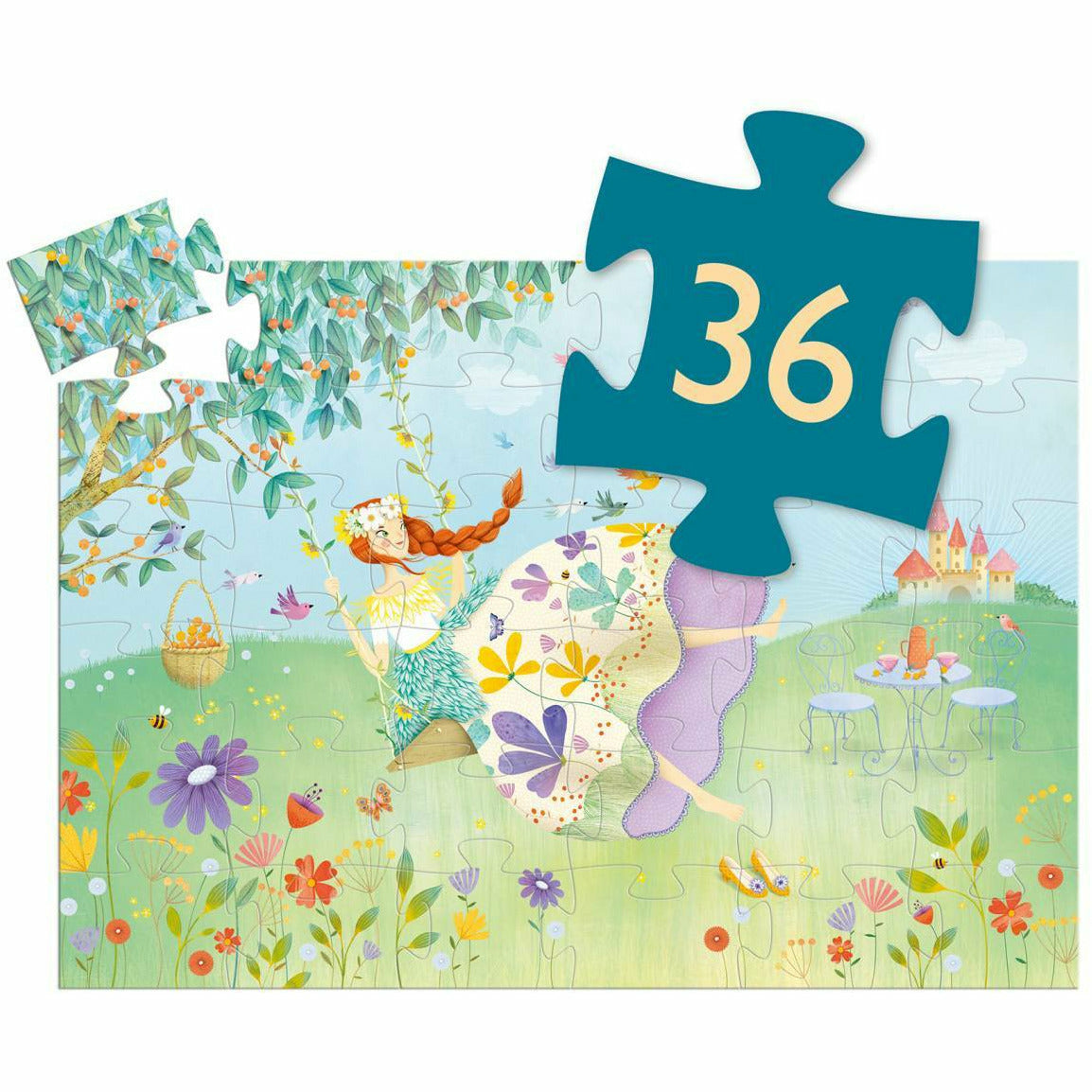 Djeco | Formen Puzzle: Blumenfee - 36 Stk.