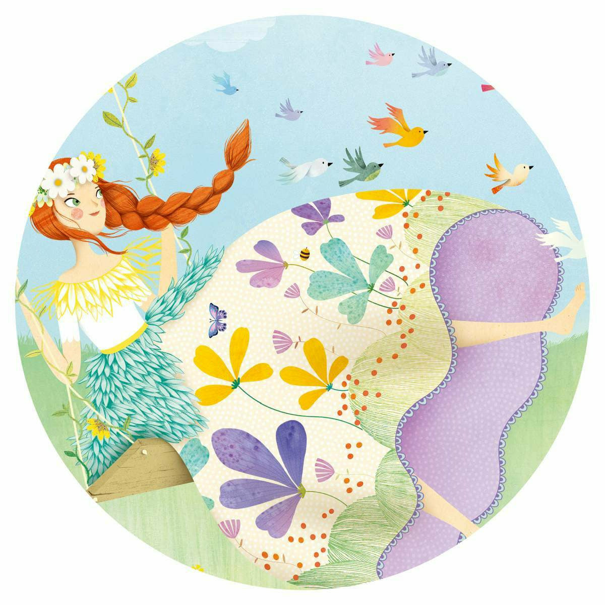 Djeco | Formen Puzzle: Blumenfee - 36 Stk.