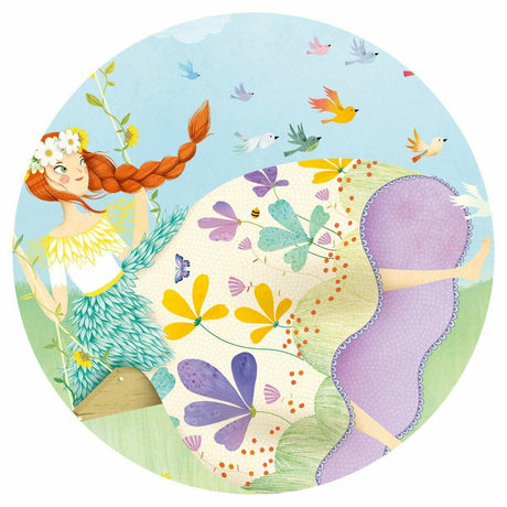 Djeco | Formen Puzzle: Blumenfee - 36 Stk.