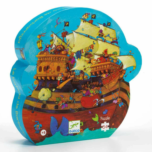 Djeco | Formen Puzzle: Barbarossa's boat - 54 Stk. *