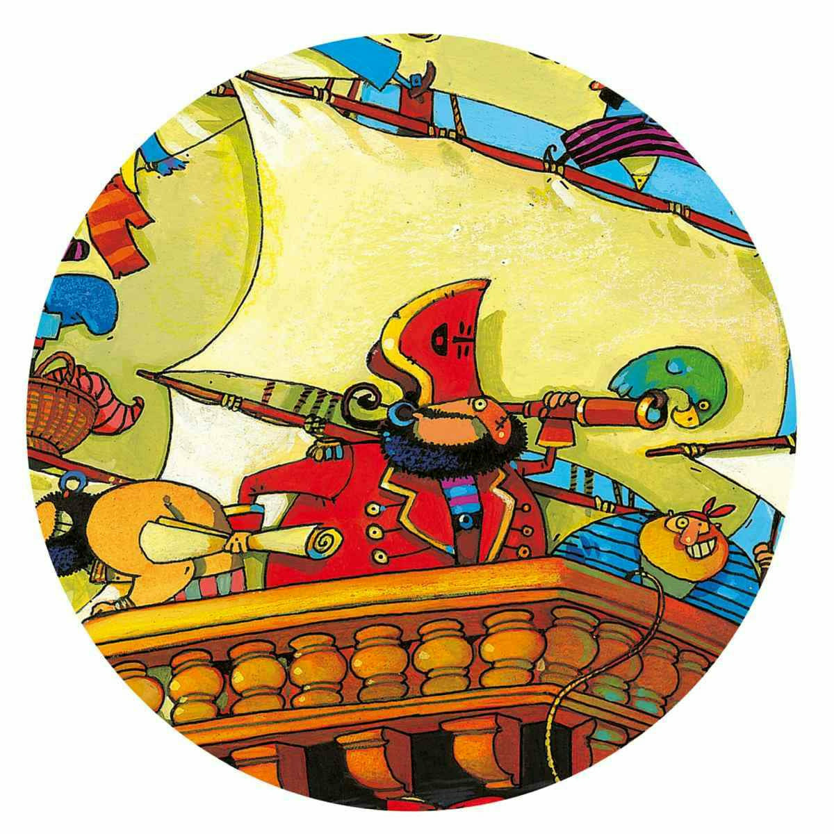 Djeco | Formen Puzzle: Barbarossa's boat - 54 Stk. *