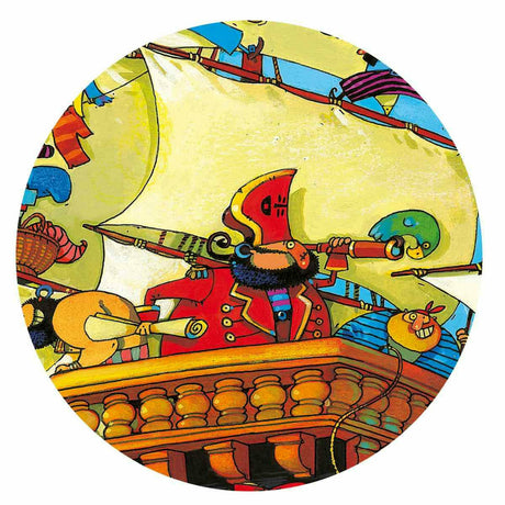 Djeco | Formen Puzzle: Barbarossa's boat - 54 Stk. *