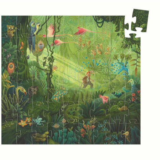 Djeco | Formen Puzzle: Im Dschungel - 54 Stk.