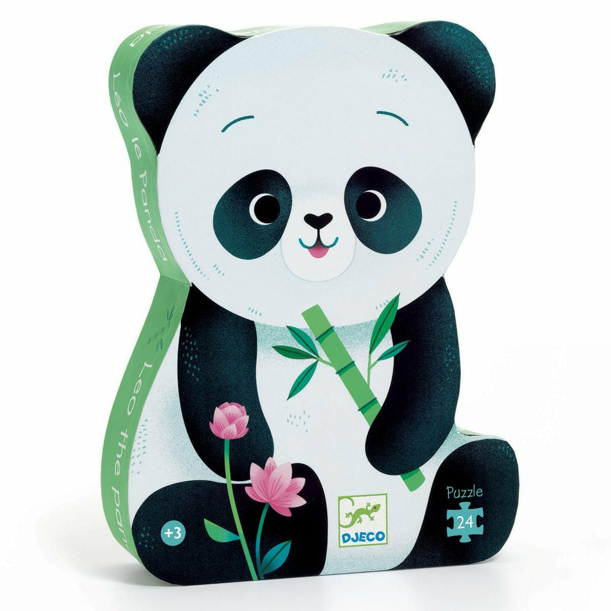 Djeco | Formen Puzzle: Leo der Panda 24 Teile