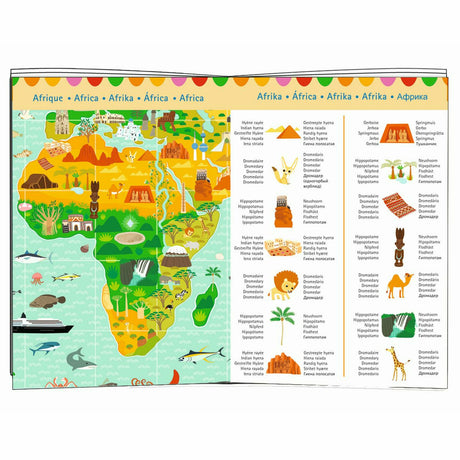 Djeco | Wimmelpuzzle: Weltreise + Booklet - 200 Stk.
