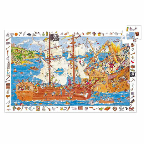 Djeco | Wimmelpuzzle: Piraten - 100 Stk.