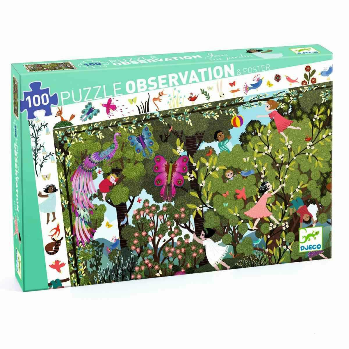 Djeco | Wimmelpuzzle: Garten - 100 Teile