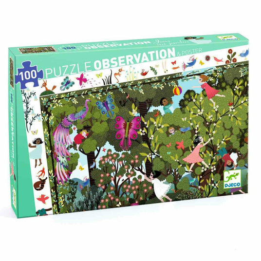 Djeco | Wimmelpuzzle: Garten - 100 Teile