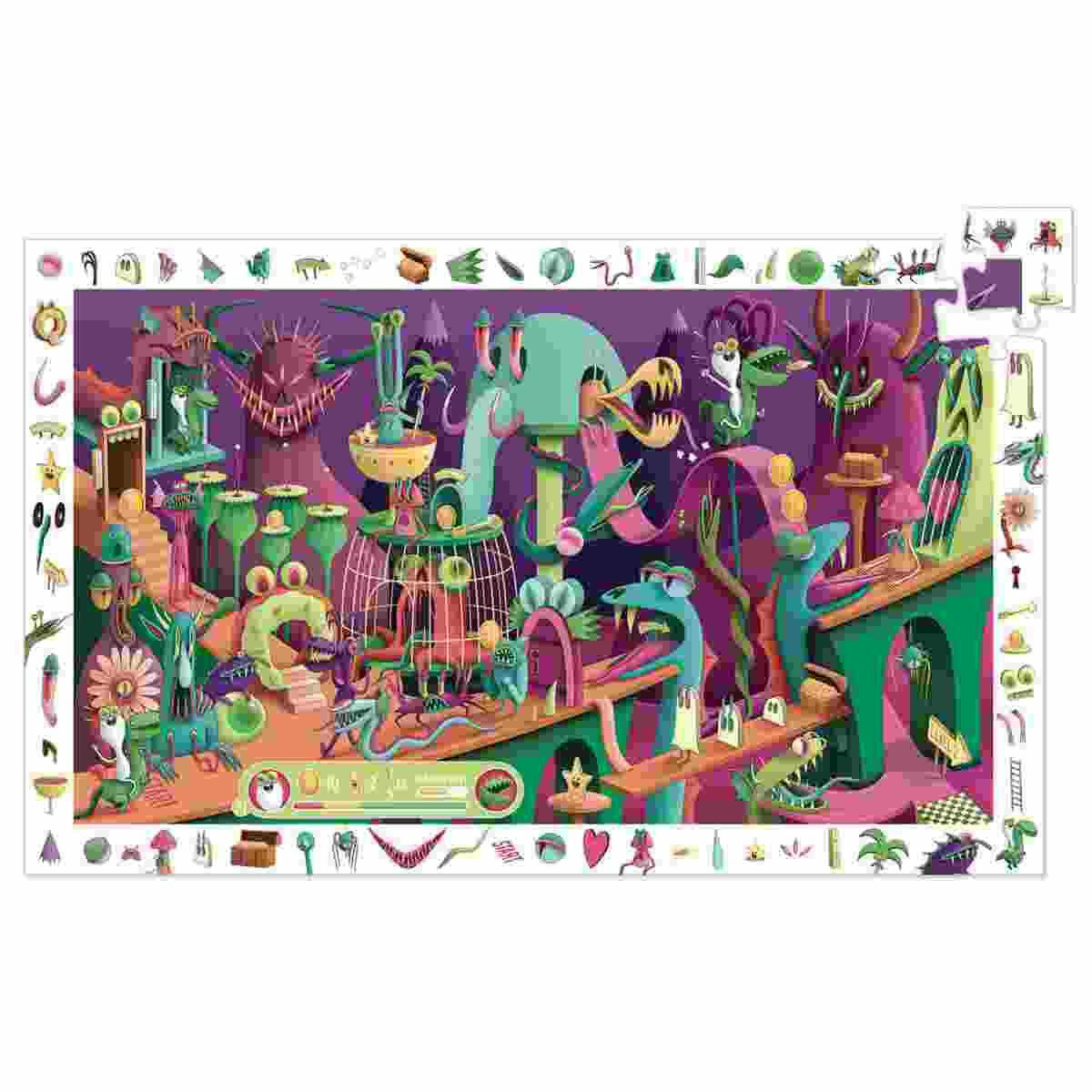 Djeco | Wimmelpuzzle: In einem Videospiel - 200 Teile