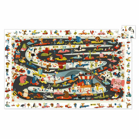 Djeco | Wimmelpuzzle: Auto Ralley - 54 Stk.