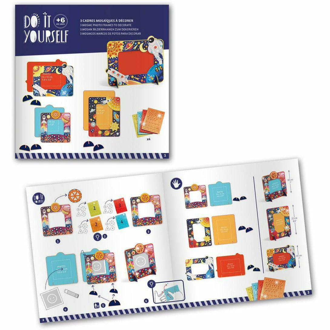 Djeco | Do it yourself: Mosaik-Bilderrahmen Im Weltraum