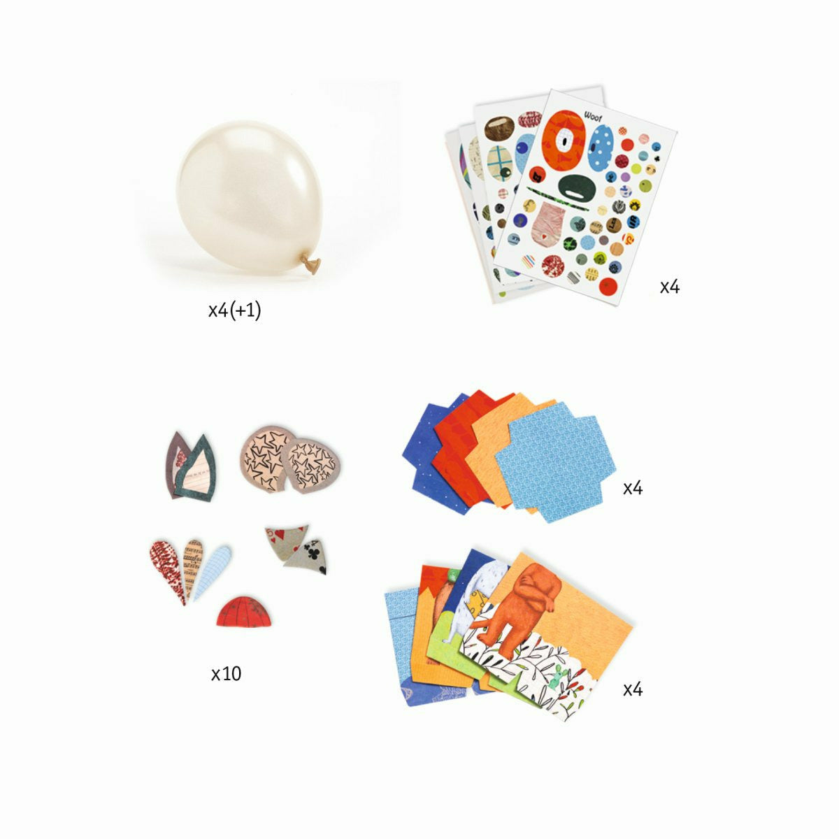 Djeco | Do it yourself: Ballons zum Dekorieren Tiere