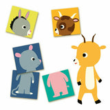 Djeco | Lernspiele: Memo Animo-puzzle