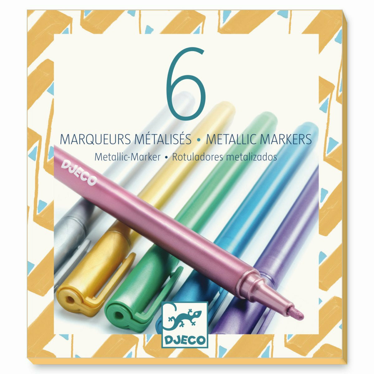 Djeco | Farben: 6 Metallic Marker
