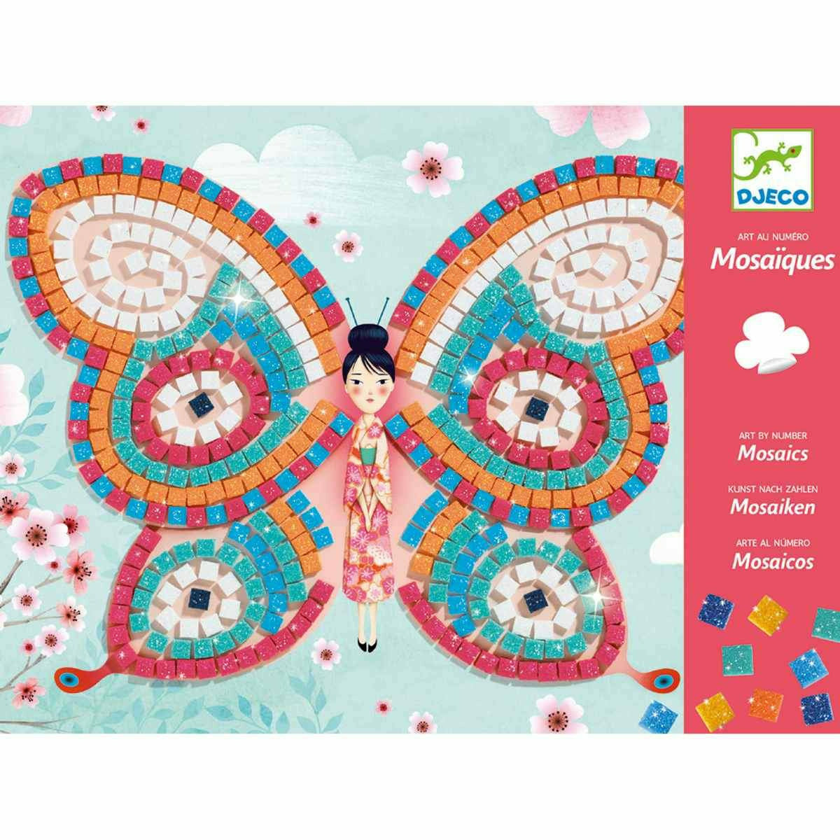 Djeco | Mosaike: Glitzer Schmetterlinge
