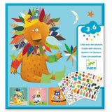 Djeco | Sticker 3-6: Stickerbild Tiere