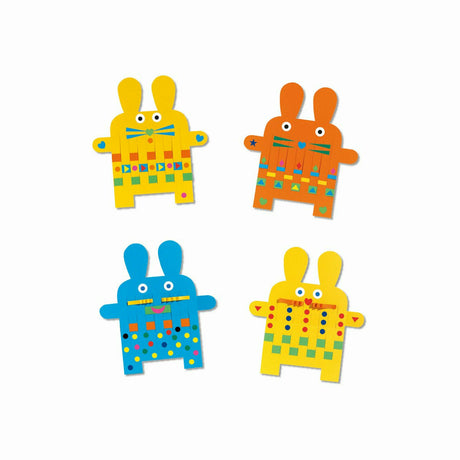 Djeco | Papierweben: 6 Hasen