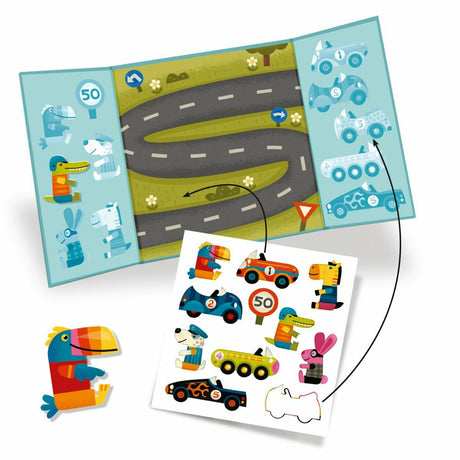 Djeco | Sticker: Autos