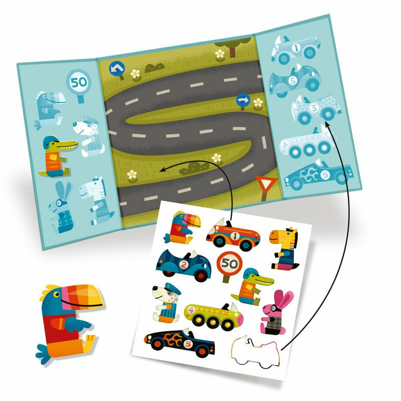 Djeco | Sticker: Autos