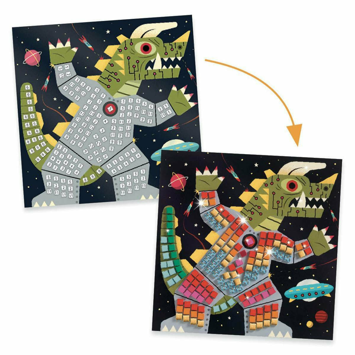 Djeco | Mosaike: Space battle