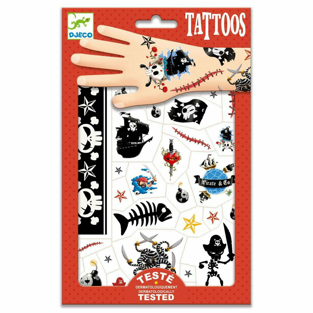 Djeco | Tattoos: Pirates