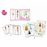 Djeco | Stickerpuppen: Papier Puppen - Durch die Jahreszeiten