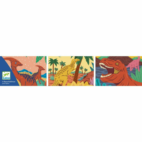 Djeco | Kratzbilder: Dinosaurier