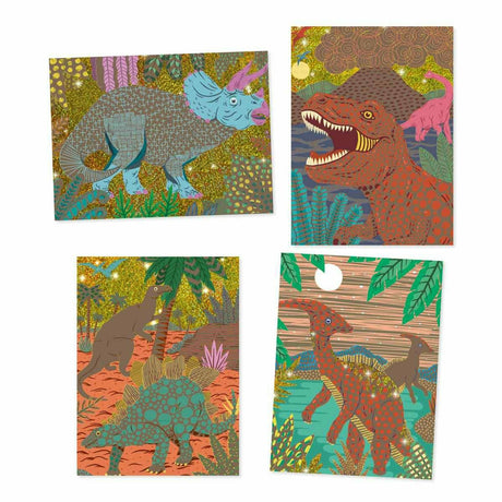 Djeco | Kratzbilder: Dinosaurier
