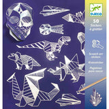 Djeco | Kratzbild Sticker: Eisen