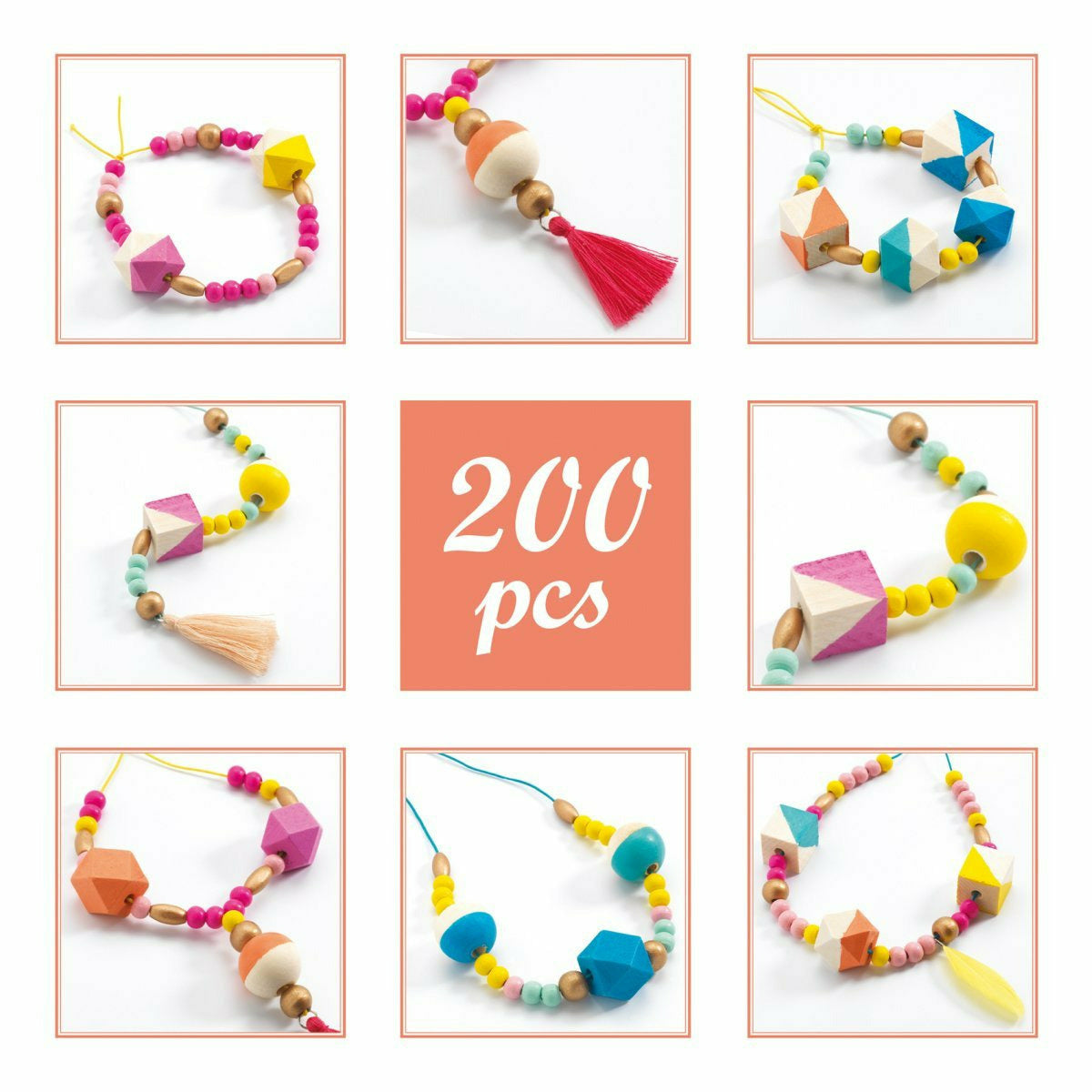 Djeco | Schmuck basteln: Perlen und Würfel