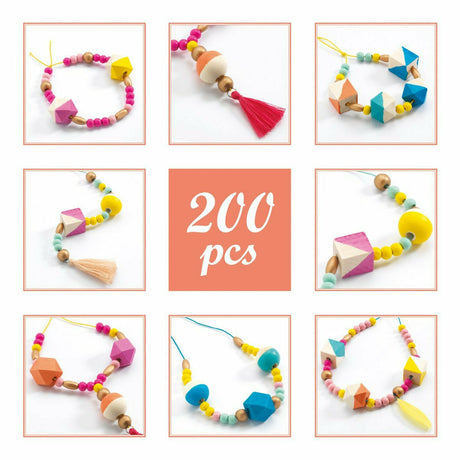 Djeco | Schmuck basteln: Perlen und Würfel
