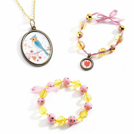 Djeco | Schmuck basteln: Perlen und Blumen
