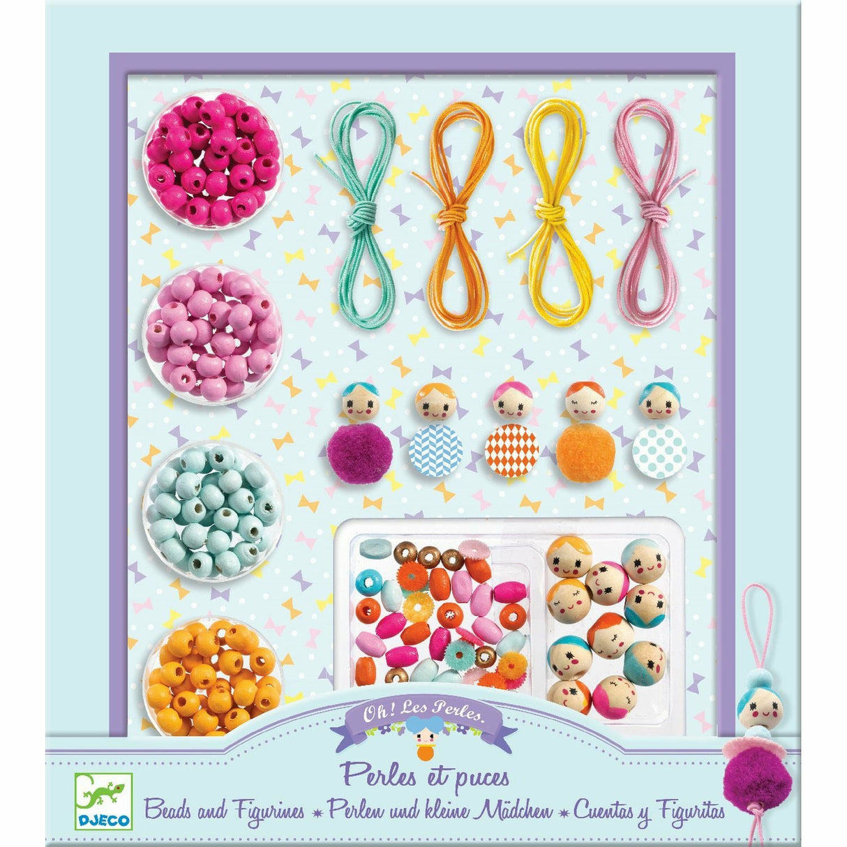 Djeco | Schmuck basteln: Perlen und kleine Mädchen