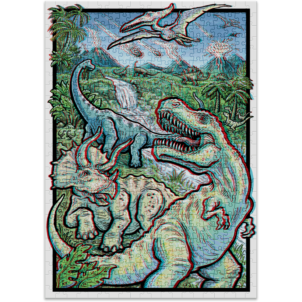 Cloudberries | Dinosaurs (3D) | Puzzle | 500 Teile