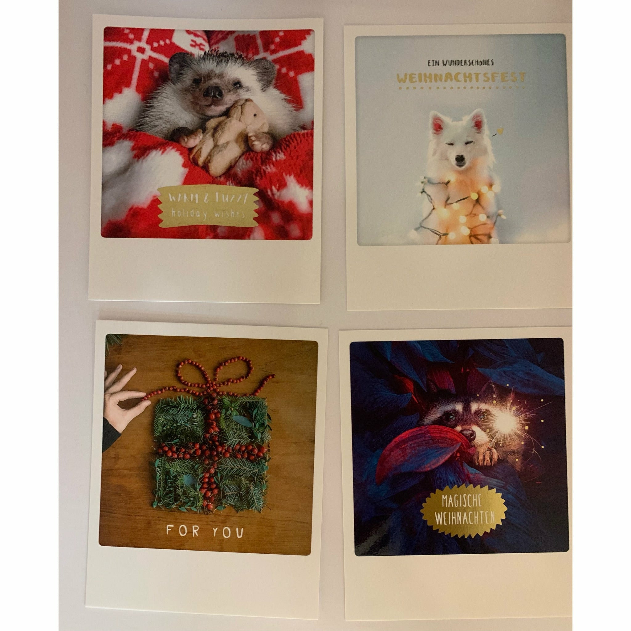 Pickmotion Weihnachtskarten Set2 - 4tlg