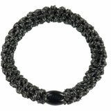 Kknekki | Haargummi - Black glitter - Schwarzer Glitzer