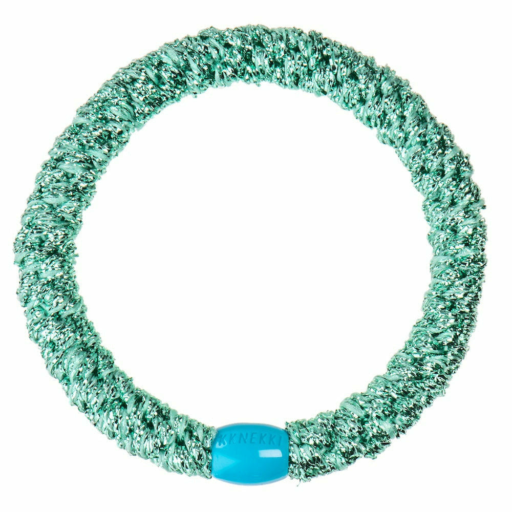 Kknekki | Haargummi - Turkish Glitter - Türkis Glitzer